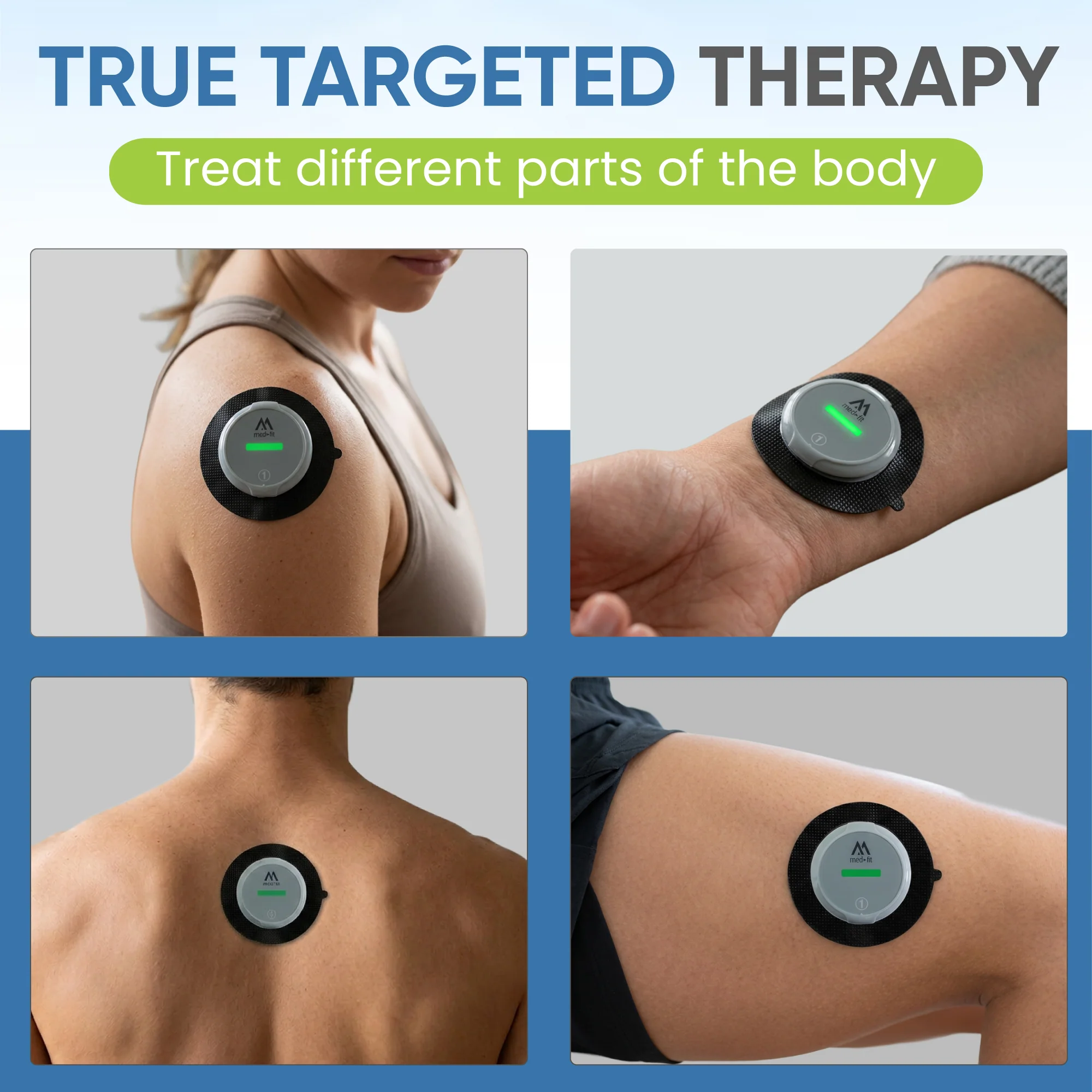 Med-Fit 8cm Round Dual Magnetic Stud Electrodes - Image 4