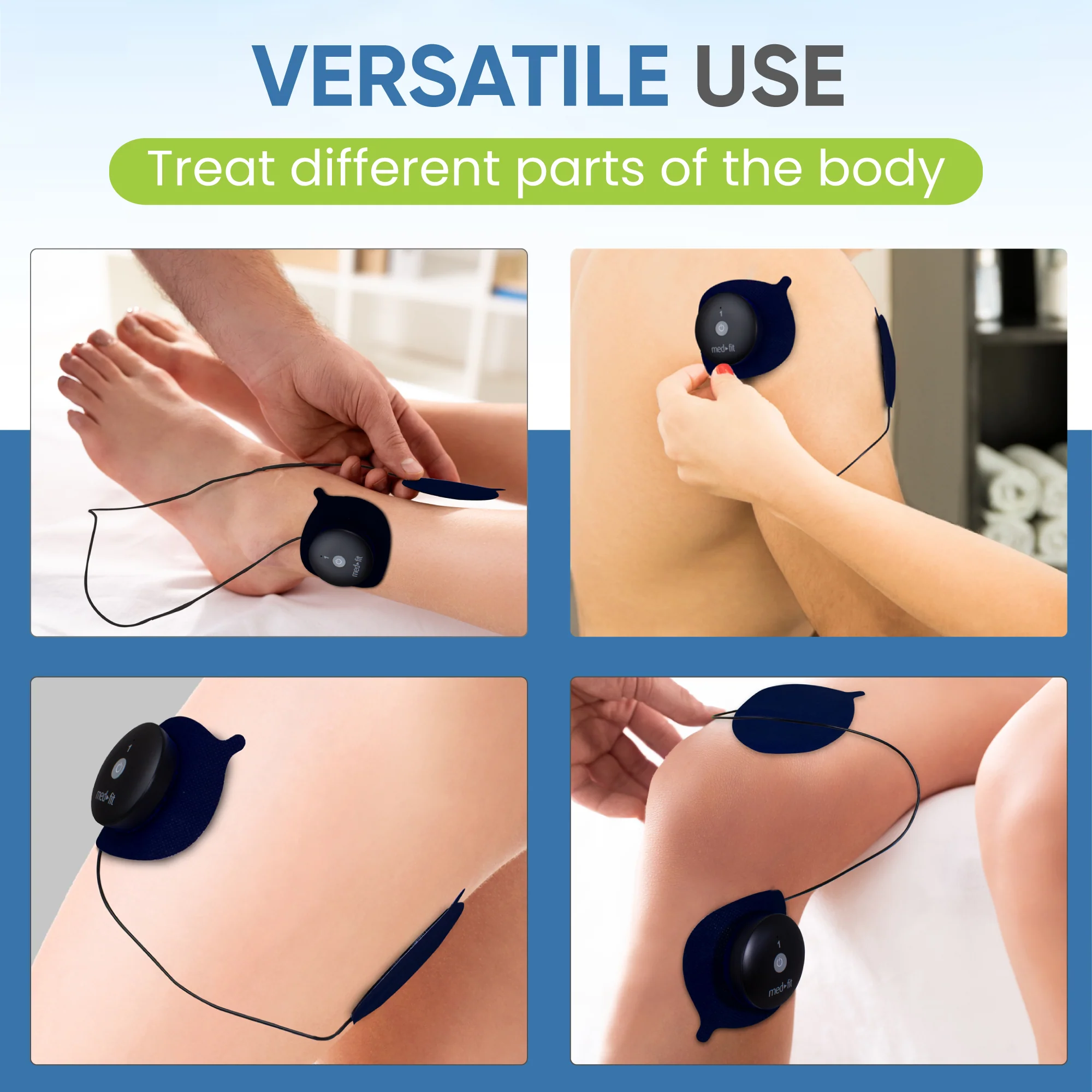 Range Extender Black Dual Wireless TENS Electrodes - Image 6