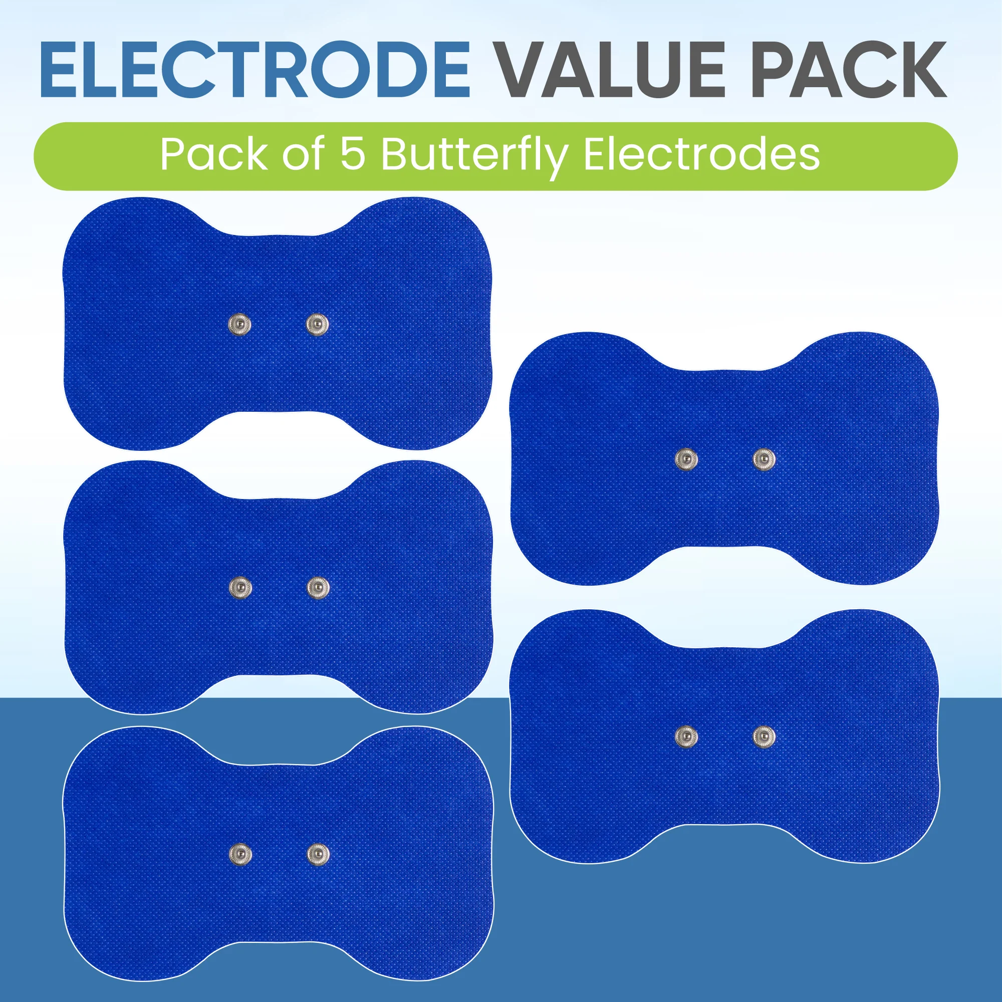 Blue Butterfly Wireless TENS Electrodes - Image 3