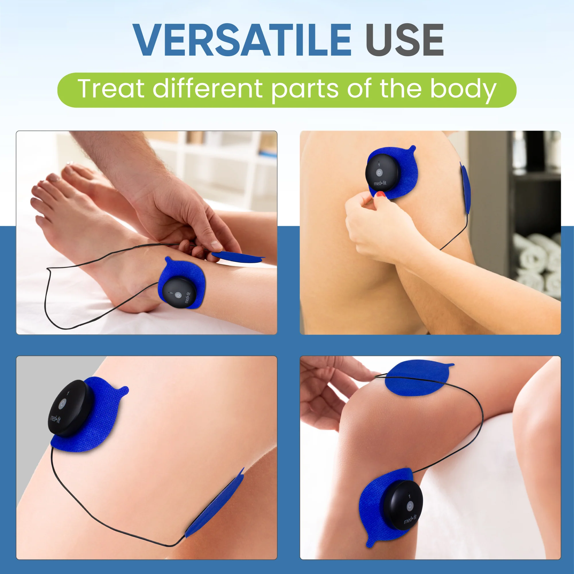 Range Extender Blue Dual Wireless TENS Electrodes - Image 6