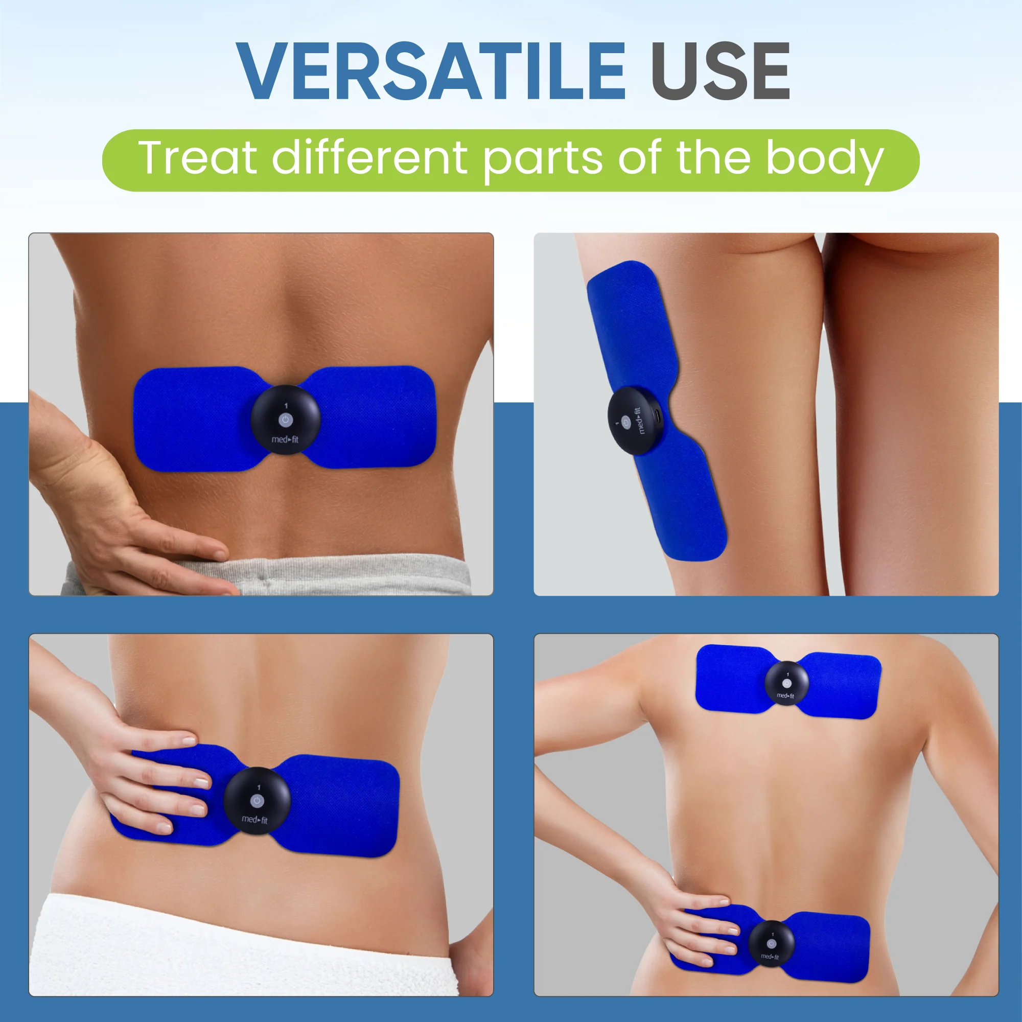 Blue Large Lumbar Wireless Electrodes - Image 6
