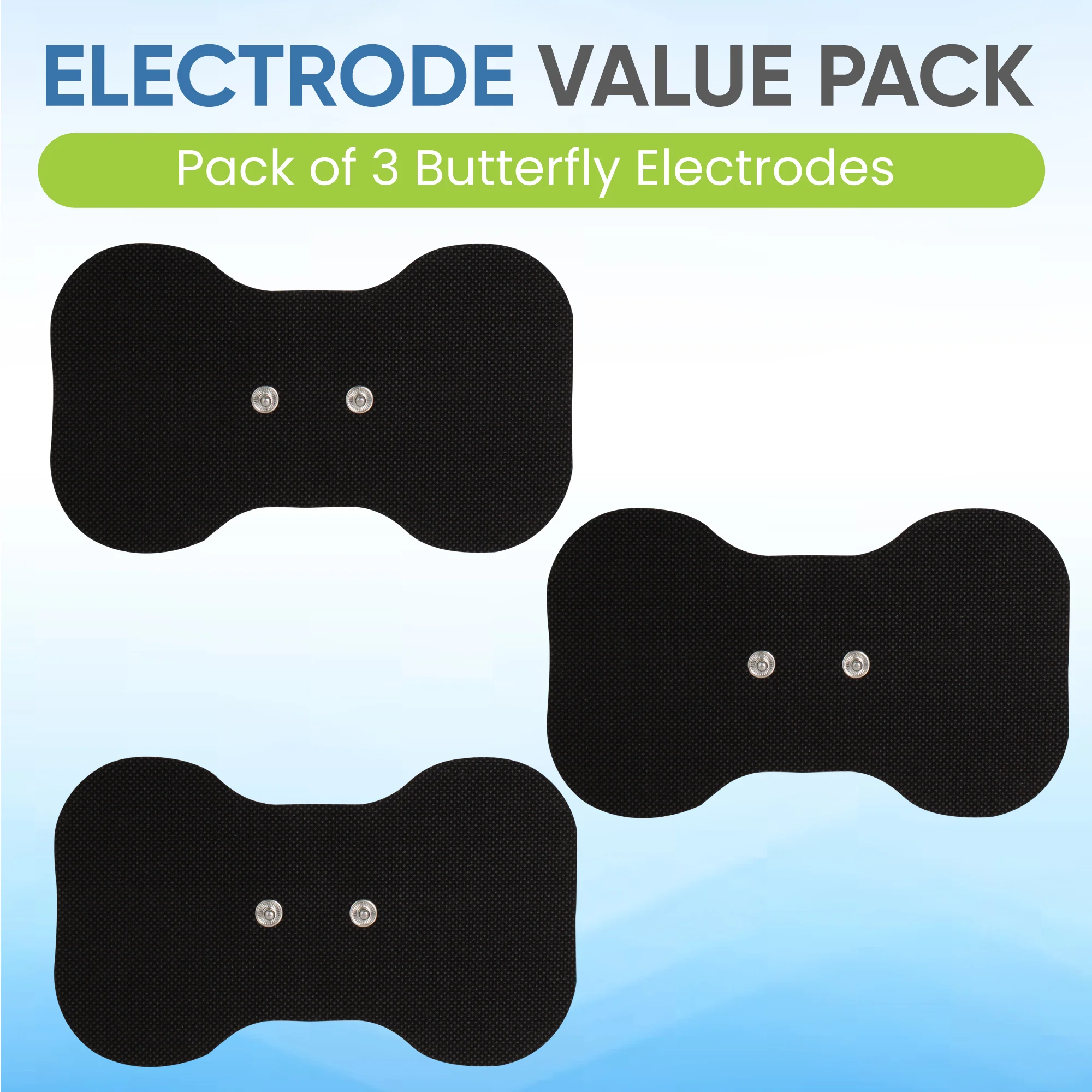 Black Butterfly Wireless TENS Electrodes - Image 5