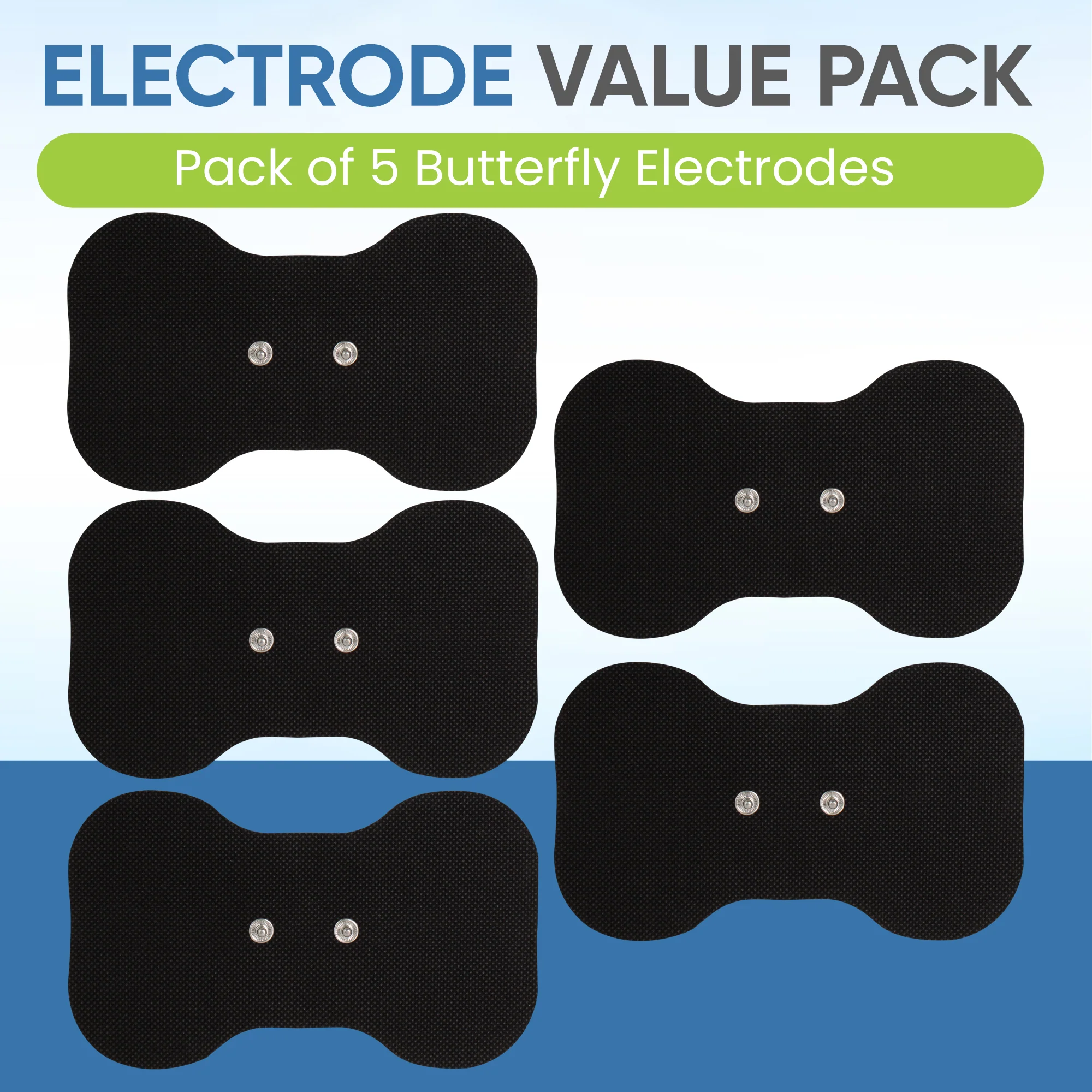 Black Butterfly Wireless TENS Electrodes - Image 6