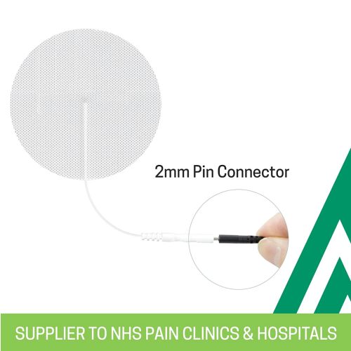 Wired Self-Adhesive Round TENS Electrodes - Image 4