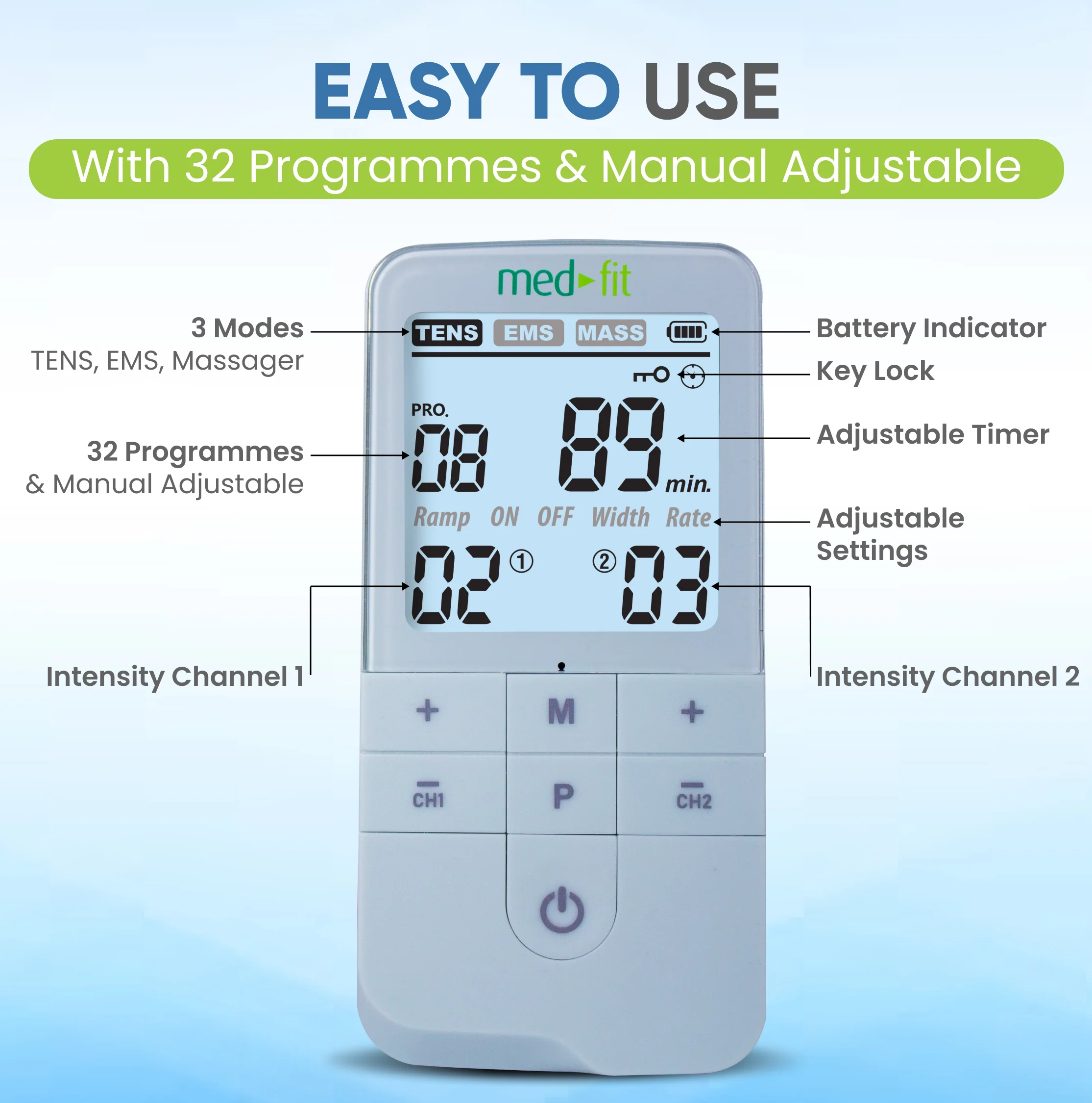 Premier Pro TENS & EMS machine - Image 3