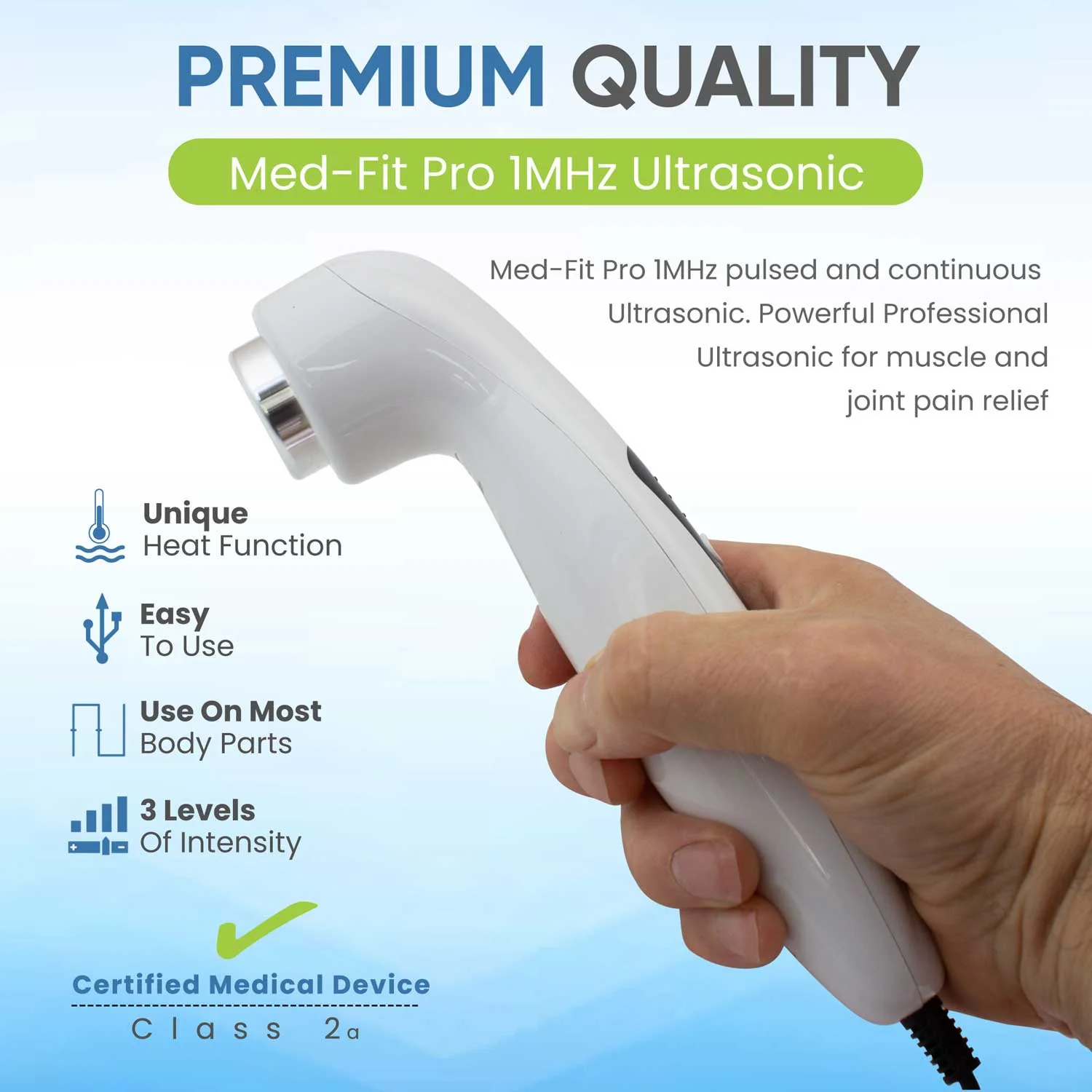 Med-Fit Pro - Powerful 1 MHz Ultrasound Machine - Image 3