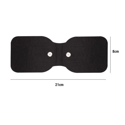 Soft Fabric Large lumbar TENS electrodes - 21 x 8 cm - Image 3
